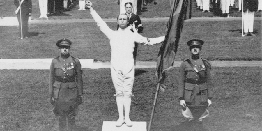 Victor Boin op de Olympische Spelen in 1920 Victor Boin op de Olympische Spelen in 1920